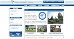 Desktop Screenshot of ch-ambert.fr